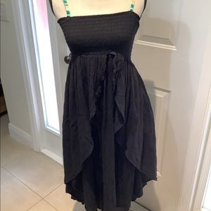 Beach Black Cover up or Summer dress